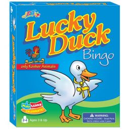 Lucky Duck Bingo ONLY KOSHER ANIMALS Play Learn Celebrate. Ages 3+ for 2-4 Players