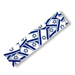 Designer Israel Headband Flags show your Support for Israel
