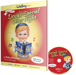 A Lite Boy Children's book & CD: Dovy's Special Seder Night By Malky Weinstock