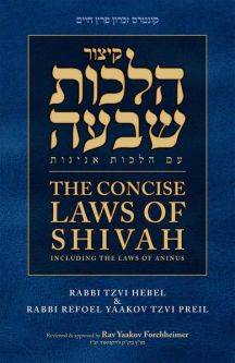 Concise Laws of Shivah and Aninus By Rabbi Tzvi Hebel and Rabbi Refoel Yaakov Tzvi Preil