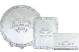 Embroidered PASSOVER Seder SET: PASSOVER AND AFIKOMAN COVERS, WITH TOWEL