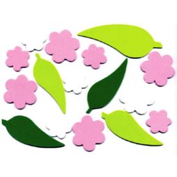 Flowers & Leaves Foam Shapes - Great for Tu B'Shvat And Sukkot!