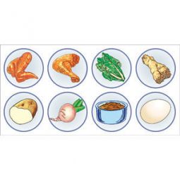 Seder Plate Symbols 8 Circle Cutouts 20 sets per Pack
