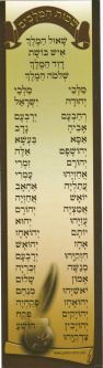 Jewish KINGS - Shemot Mlachim - Bookmarks set of 20