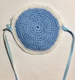 Baby Boy Blue Crochet Knit Kippah Yarmulke Great for Brit Mila