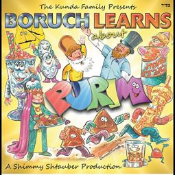 Children's CD Boruch Learns About Purim Shimmy Shtauber 20 tracks