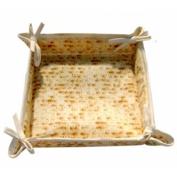 Matzahmania Passover Soft Matzah Tray 13" x 13" 100% Cotton