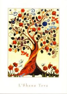 The Tree of Life By Karla Gudeon - Jewish New Year Shana Tova Cards Set of 10 with Envelopes