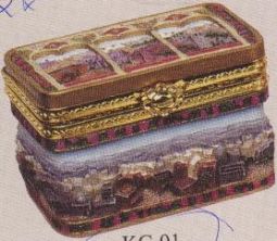 Jerusalem Jewelry Keepsake Hand Painted Box Made by Reuven Masel A bestseller gift