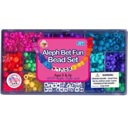 Aleph Bet Fun Colorful Bead Set Ages 5+