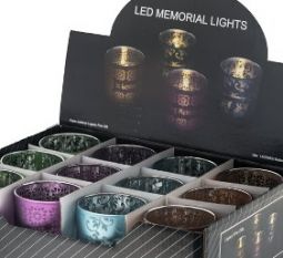 LED Yahrzeit Memorial Light / Candle "In Loving Memory" Available in 4 Colors