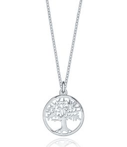 925 Sterling Silver Small Tree of Life Pendant Necklace 18" Design vary