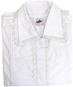 Kittel - Lace Design With Buttons (NEW-PURE WHITE)