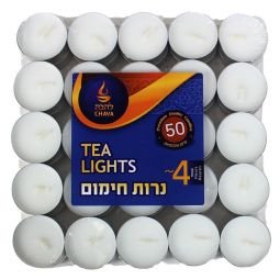 L'Hava Travel Candles Tea Lights Set of 50