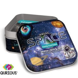 Qurious Space | STEM flash card game | Explore, Match, Quiz & Spin through the universe. Perfect for