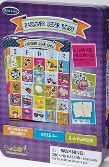 Passover Seder Bingo Game in Collectible Tin Ages 4+ No reading required 2 - 6 Players