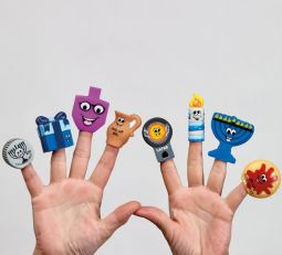Chanukah Vinyl Finger Puppets