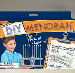 Do-it-Yourself Chanukah Menorah Kit Family Project Plan It! Build It! Light It!