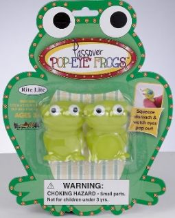 Passover "Pop-Eye" Frogs - Set of 2