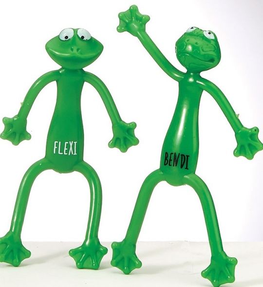 Flexi and Bendi Passover Frog Friends