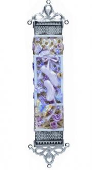 Ballet Slippers Girl's (Child's) Mezuzah Kosher Parchment included
