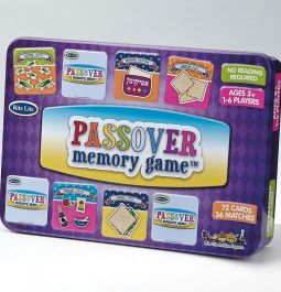 Passover / Pesach Memory Game in Collectible Tin Match the most cards and win! No reading required!