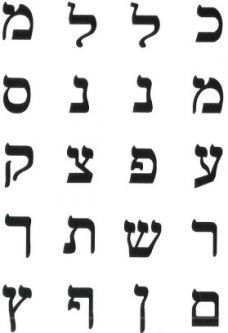 Aleph Bet Jewish Letters Stickers Set of 10 sheets (5 sets)