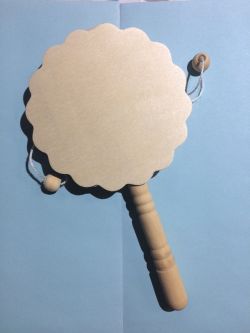 Do-It-Yourself Purim ra'ashan / Round Grager / noisemaker - Great for Purim Classroom Project