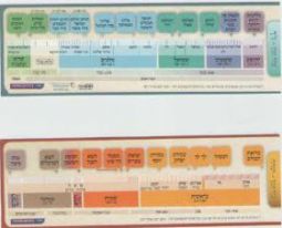 Jewish Bookmark Student Biblical Timeline (mini poster)- Great for a Classroom