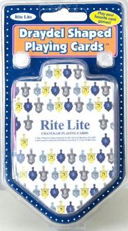 Draydel Shaped Chanukah Playing Cards