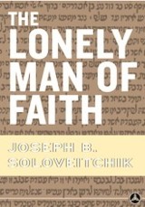 The Lonely Man Of Faith By J. B. Soloveitchik Paperback