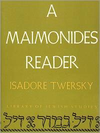 A Maimonides Reader Isidore Twersky Grade Level: Adult