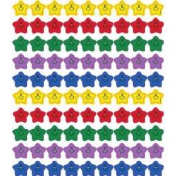 Smiling Stars Chart Seals / Mini Stickers Set of 810