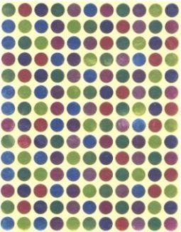 Colored Foil Sticker Dots - Great for Classroom Projects