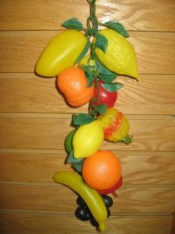 Mixed Fruits Garland - Sukkah Decoration