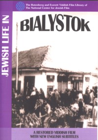 DVD Jewish Life in Bialystok  A Restored Yiddish Film English Subtitles