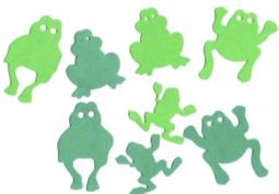 Pesach Frogs - Passover Polyfoam Cutouts - Great for Passover Projects!